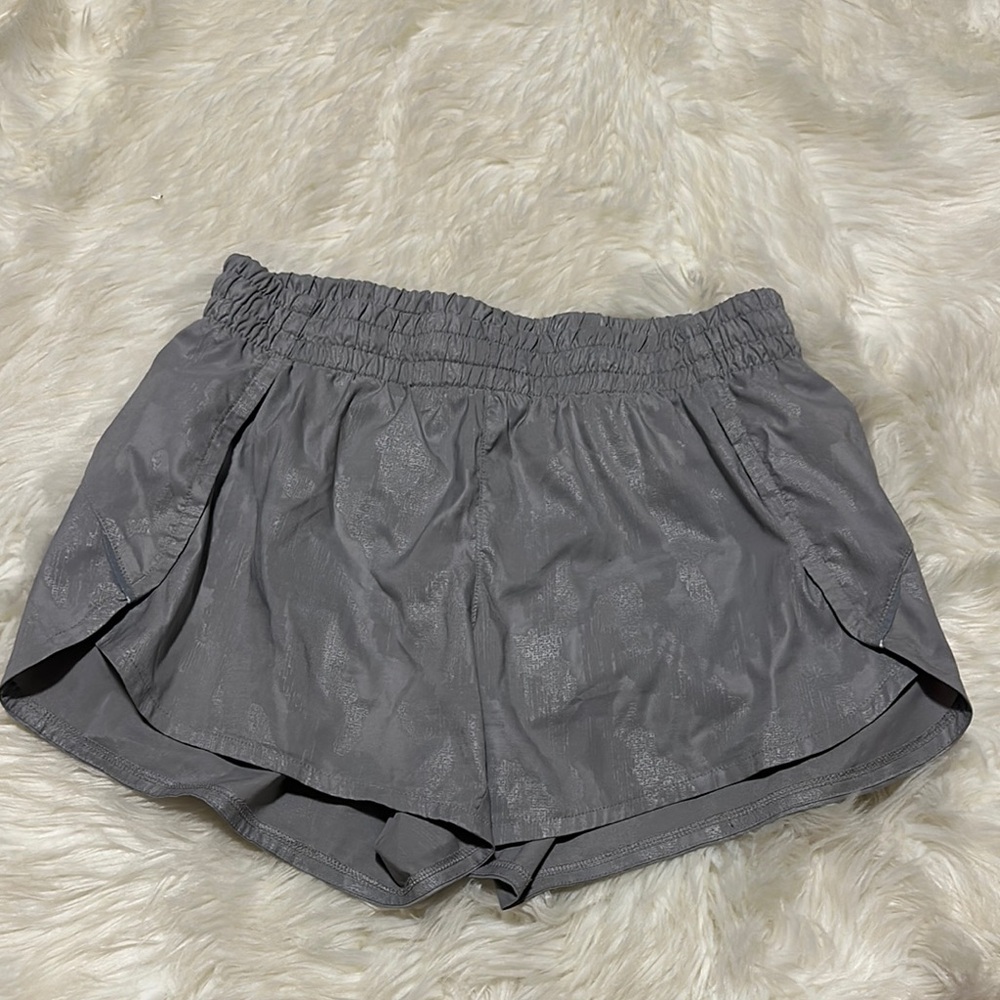 Athleta Gray running Athletic Shorts Lightweight Moisture-Wicking